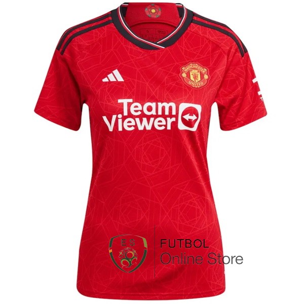 Camiseta Manchester United Mujer 23/2024 Primera