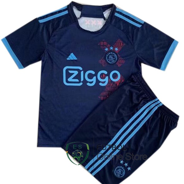 Camiseta Ajax Conjunto Completo Hombre 23/2024 Concepto Azul Marino