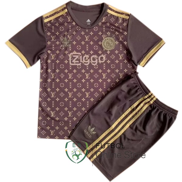 Camiseta Ajax Conjunto Completo Hombre 23/2024 Concepto Marron