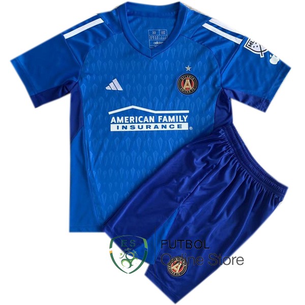 Camiseta Conjunto Completo Hombre Atlanta United 23/2024 Portero Azul