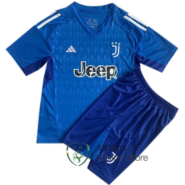 Camiseta Portero Juventus Conjunto Completo Hombre 23/2024 Azul