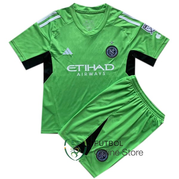 Camiseta New York City Conjunto Completo Hombre 23/2024 Portero Verde