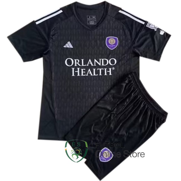 Camiseta Orlando City Conjunto Completo Hombre 23/2024 Portero Negro