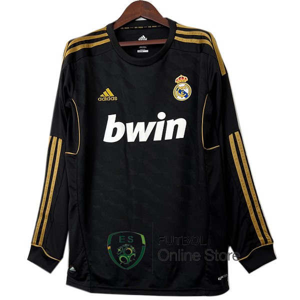Retro Camiseta Real Madrid 2011-2012 Manga Larga Segunda