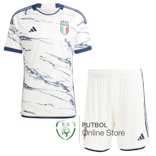 Camiseta Italia 2023 Conjunto Completo Hombre Segunda