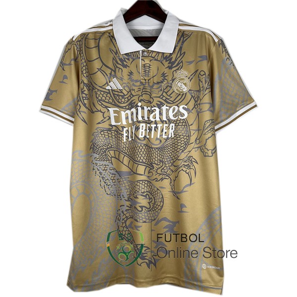 Tailandia Camiseta Real Madrid 23/2024 Especial Amarillo