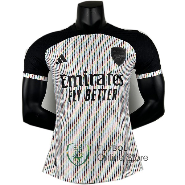 Tailandia Jugadores Camiseta Arsenal 23/2024 Especial Blanco Negro