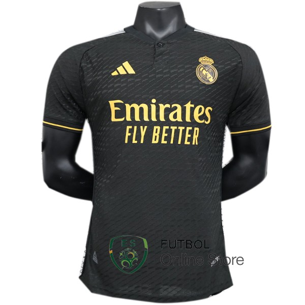 Tailandia Jugadores Camiseta Real Madrid 23/2024 Especial Negro III Amarillo
