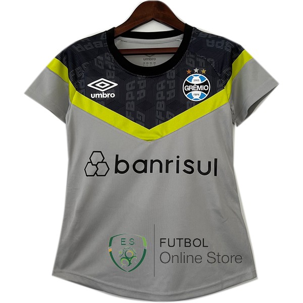 Camiseta Gremio FBPA Mujer Entrenamiento 23/2024 Gris