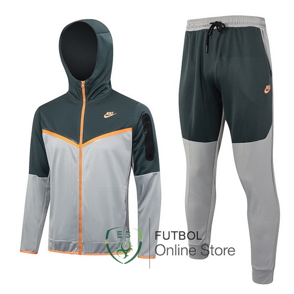 2023 Verde Gris Chaqueta Ensemble Complet Nike