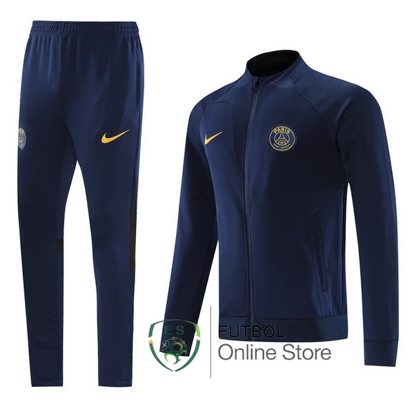 2023/24 Azul II Marino Chaqueta Ensemble Complet Paris Saint Germain