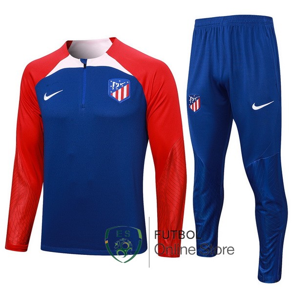 2023/24 Azul Rojo Rosa Chaqueta Ensemble Complet Atletico Madrid