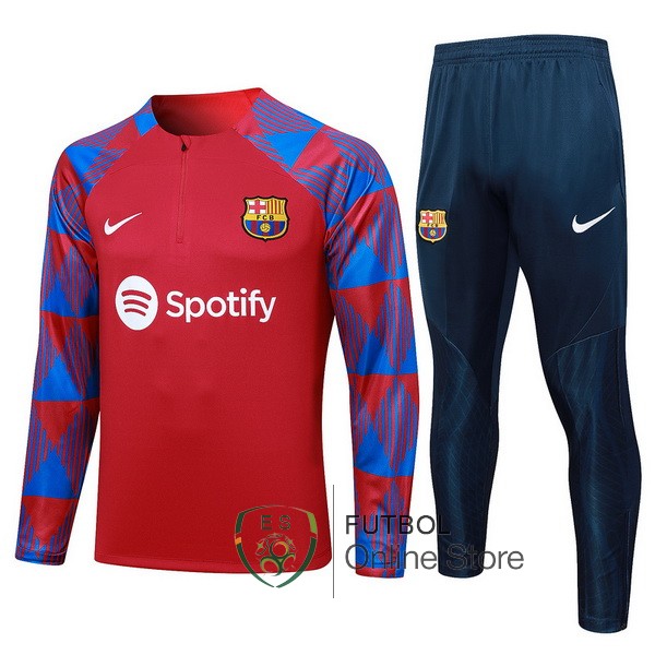 2023/24 Rojo Azul Chaqueta Ensemble Complet Barcelona