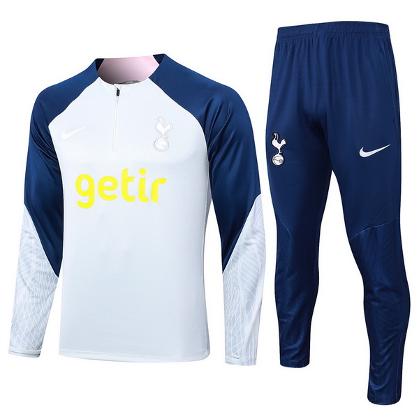 2023/24 Gris Claro Azul Chaqueta Ensemble Complet Tottenham Hotspur