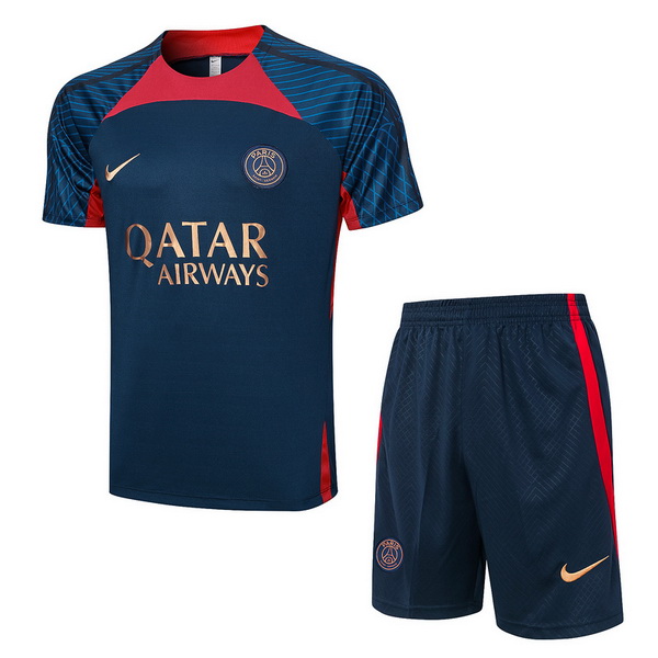 Entrenamiento Paris Saint Germain Conjunto Completo Azul Marino Rojo 23/2024