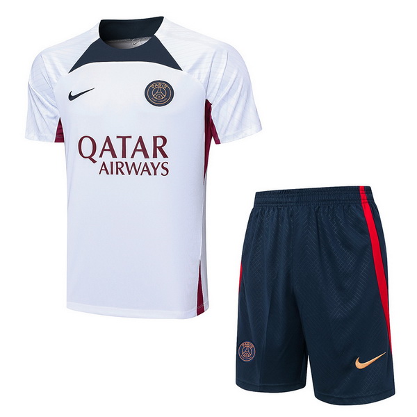 Entrenamiento Paris Saint Germain Conjunto Completo Blanco Rojo Azul 23/2024