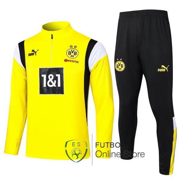 2023/24 Amarillo Negro Blanco Chaqueta Ensemble Complet Borussia Dortmund