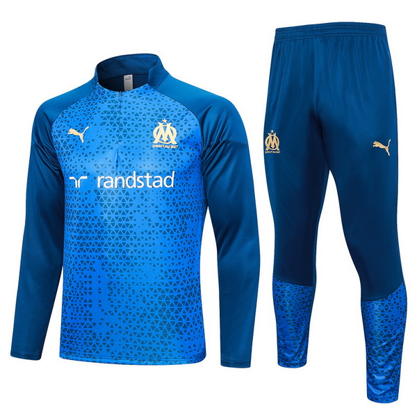 Camiseta Marseille Chandal Ninos 23/2024 II Azul