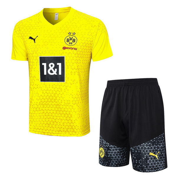 Entrenamiento Borussia Dortmund Conjunto Completo Amarillo Negro Gris23/2024