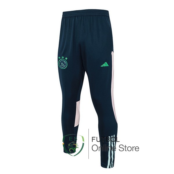 2023/24 Pantalones Azul Marino Rosa Deportivos Ajax