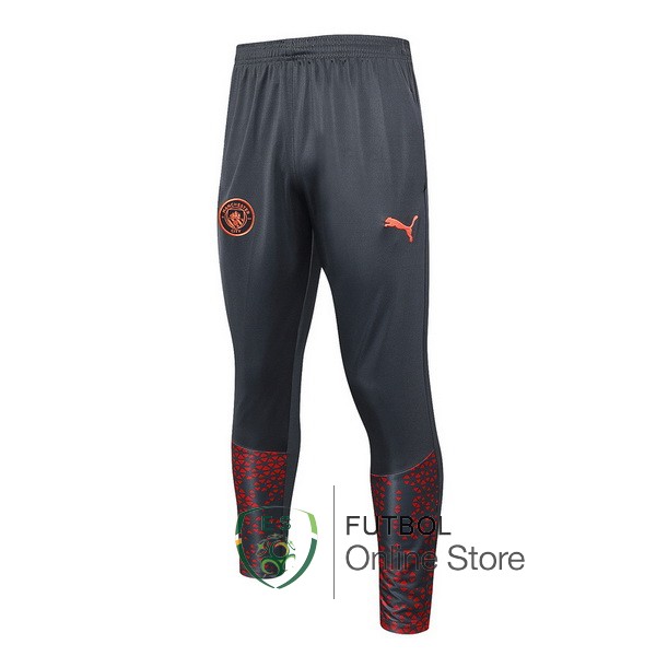 2023/24 Pantalones Gris Rojo Deportivos Manchester City