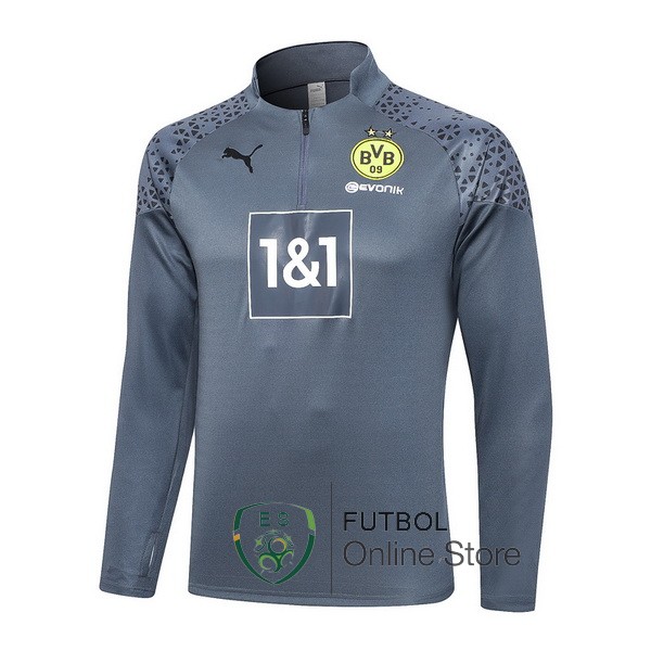 23/2024 Gris Claro Chaqueta Con Capucha Borussia Dortmund