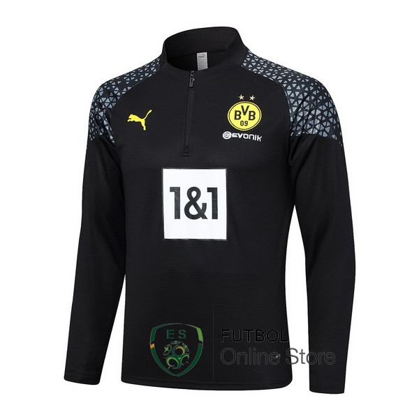 23/2024 Negro Gris Chaqueta Con Capucha Borussia Dortmund