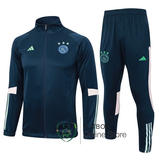 2023/24 Azul Marino Rosa Chaqueta Ensemble Complet Ajax