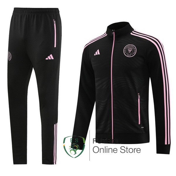 2023/24 Negro Chaqueta Ensemble Complet Inter Miami