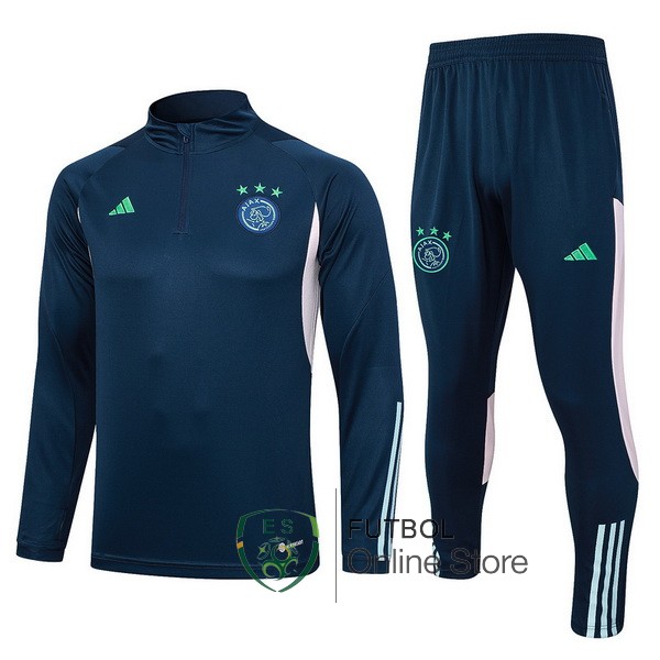 2023/24 Azul Marino I Rosa Chaqueta Ensemble Complet Ajax