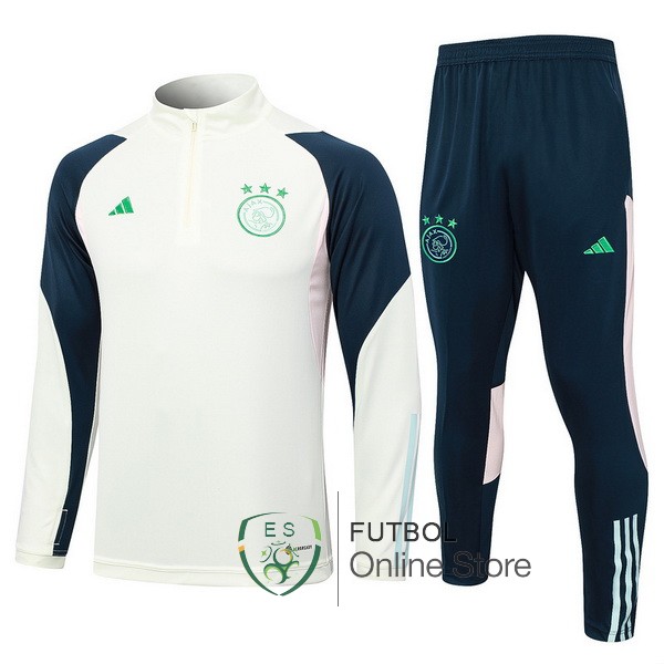 2023/24 Verde Claro Azul Chaqueta Ensemble Complet Ajax