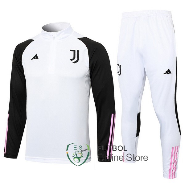 2023/24 Blanco I Negro Rosa Chaqueta Ensemble Complet Juventus