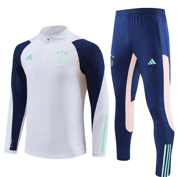 Camiseta Ajax Chandal Entrenamiento Ninos 23/2024 Azul Marino Rosa