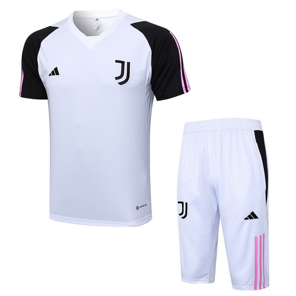 Entrenamiento Juventus Conjunto Completo Negro Blanco Rosa 23/2024