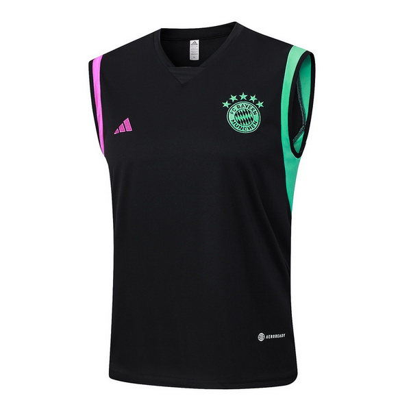 Entrenamiento Sin Mangas Bayern Munich Negro Purpura Verde 23/2024