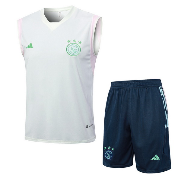 Entrenamiento Ajax Sin Mangas Conjunto Completo Verde Claro Azul 23/2024