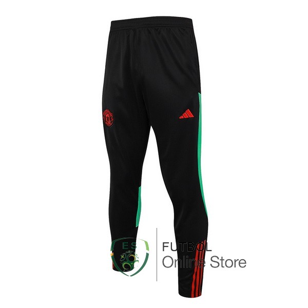 2023 Pantalones Negro I Rojo Deportivos Manchester United