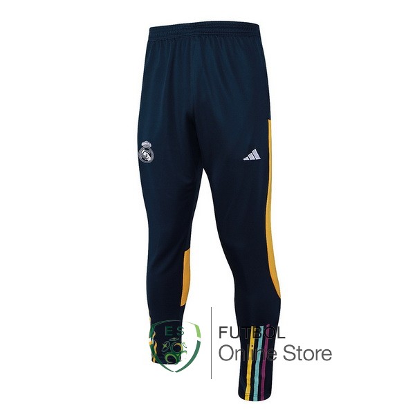 2023/24 Pantalones Azul Marino Amarillo Deportivos Real Madrid