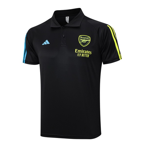 Polo Arsenal Negro Azul Amarillo 23/2024