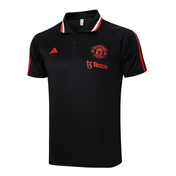 Polo Manchester United Negro Rojo 23/2024