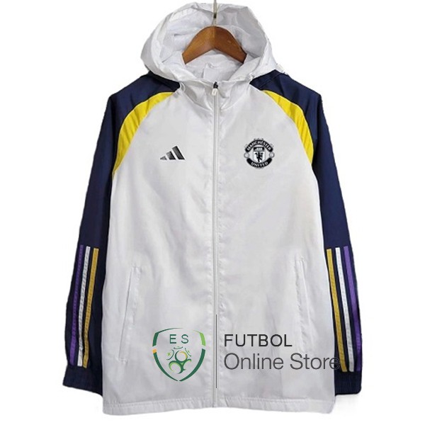 2023/24 Blanco Azul Amarillo Rompevientos Manchester United