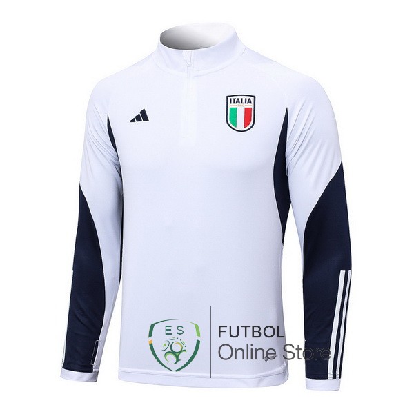 23/2024 Blanco Azul Marino Chaqueta Con Capucha Italia