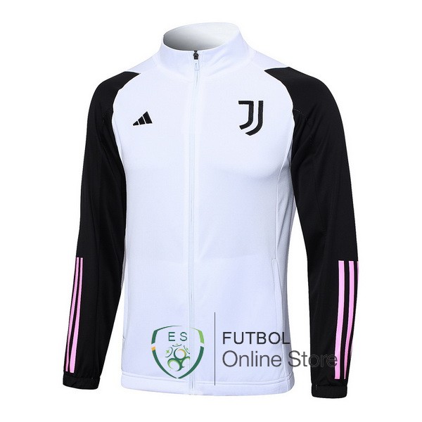 23/2024 Blanco Negro Chaqueta Con Capucha Juventus