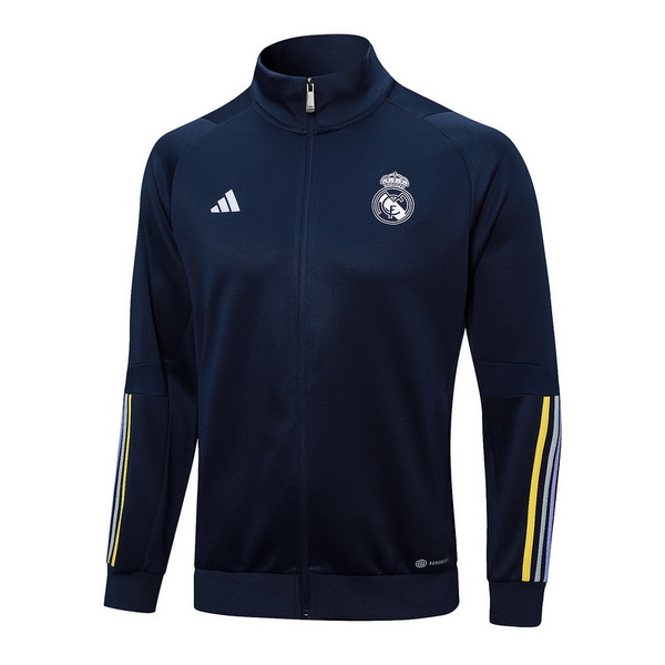 23/2024 Azul Marino Amarillo Chaqueta Con Capucha Real Madrid