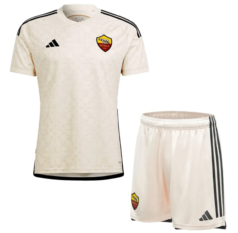 Camiseta As Roma Ninos 23/2024 Segunda I Amarillo