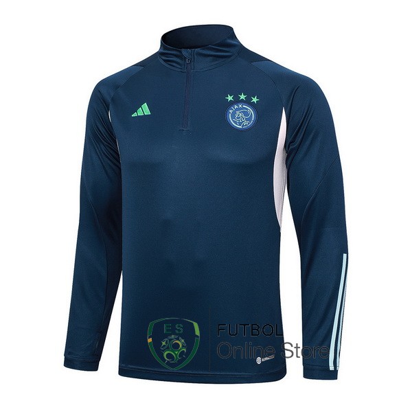 23/2024 Azul Marino Rosa Chaqueta Con Capucha Ajax