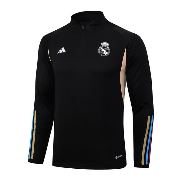 23/2024 Negro Amarillo Chaqueta Con Capucha Real Madrid