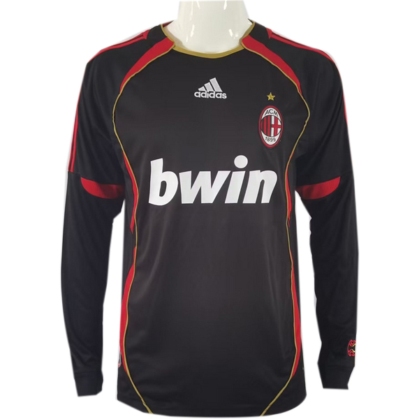 Retro Camiseta AC Milan Manga Larga 2006-2007 Tercera