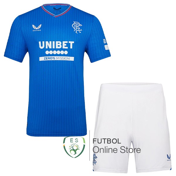 Camiseta Glasgow Rangers Conjunto Completo Hombre 23/2024 Primera