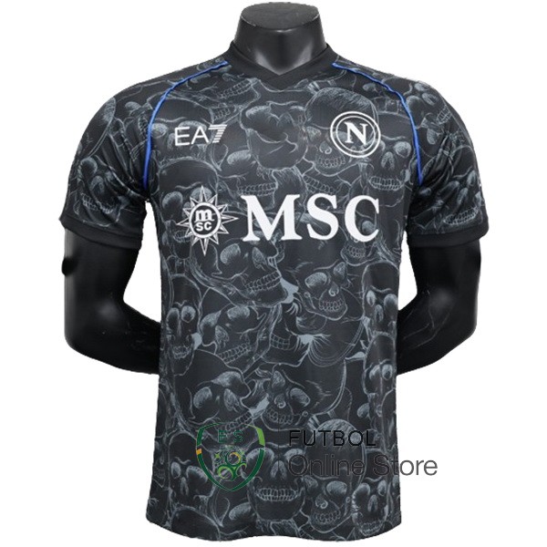 Tailandia Especial Jugadores Camiseta Napoli 23/2024 Negro
